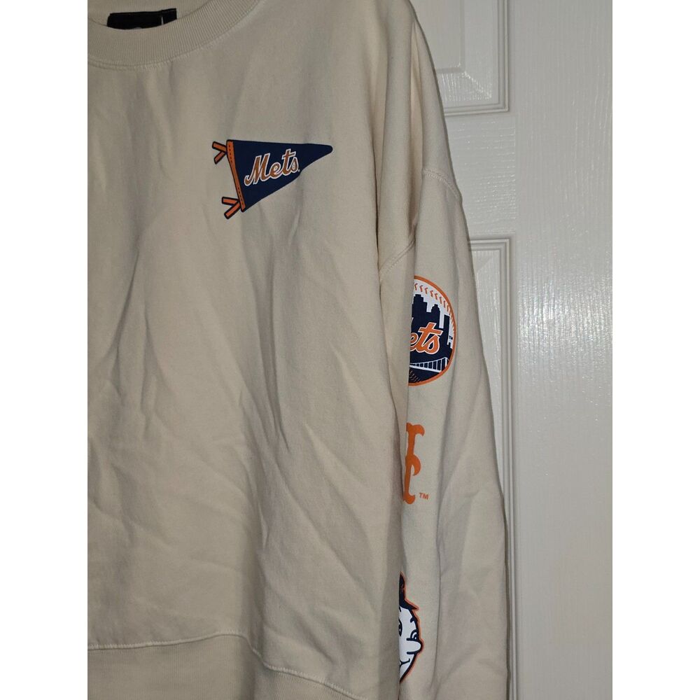 Lets Go Mets Sweatshirt - Mens - Size Medium - Fanatics - Picture 2 of 8